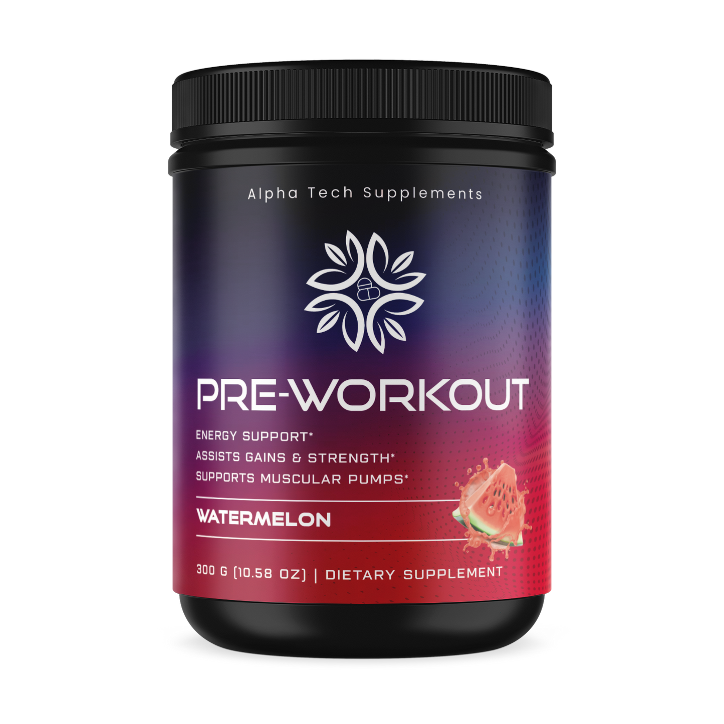 Pre-Workout Watermelon - Premium Pre-Workout from Alpha Tech Supplements - Just $34.99! Shop now at Alpha Tech Supplements