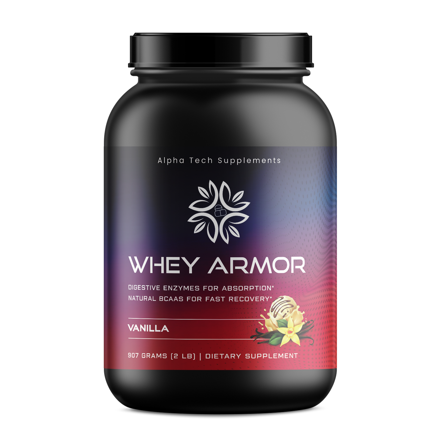 Whey Armor Vanilla - Premium Whey Protein from Alpha Tech Supplements - Just $39.99! Shop now at Alpha Tech Supplements 