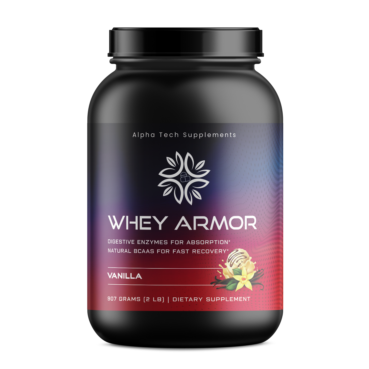 Whey Armor Vanilla - Premium Whey Protein from Alpha Tech Supplements - Just $39.99! Shop now at Alpha Tech Supplements 