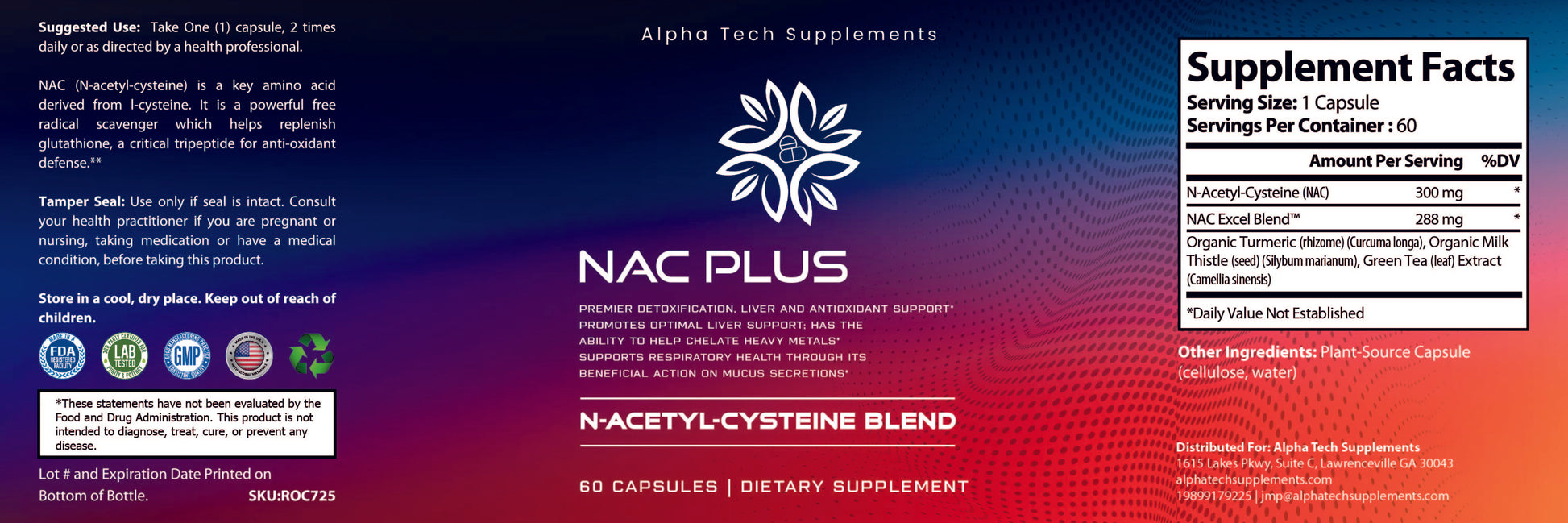 NAC PLUS - Premium  from Alpha Tech Supplements - Just $27.99! Shop now at Alpha Tech Supplements 