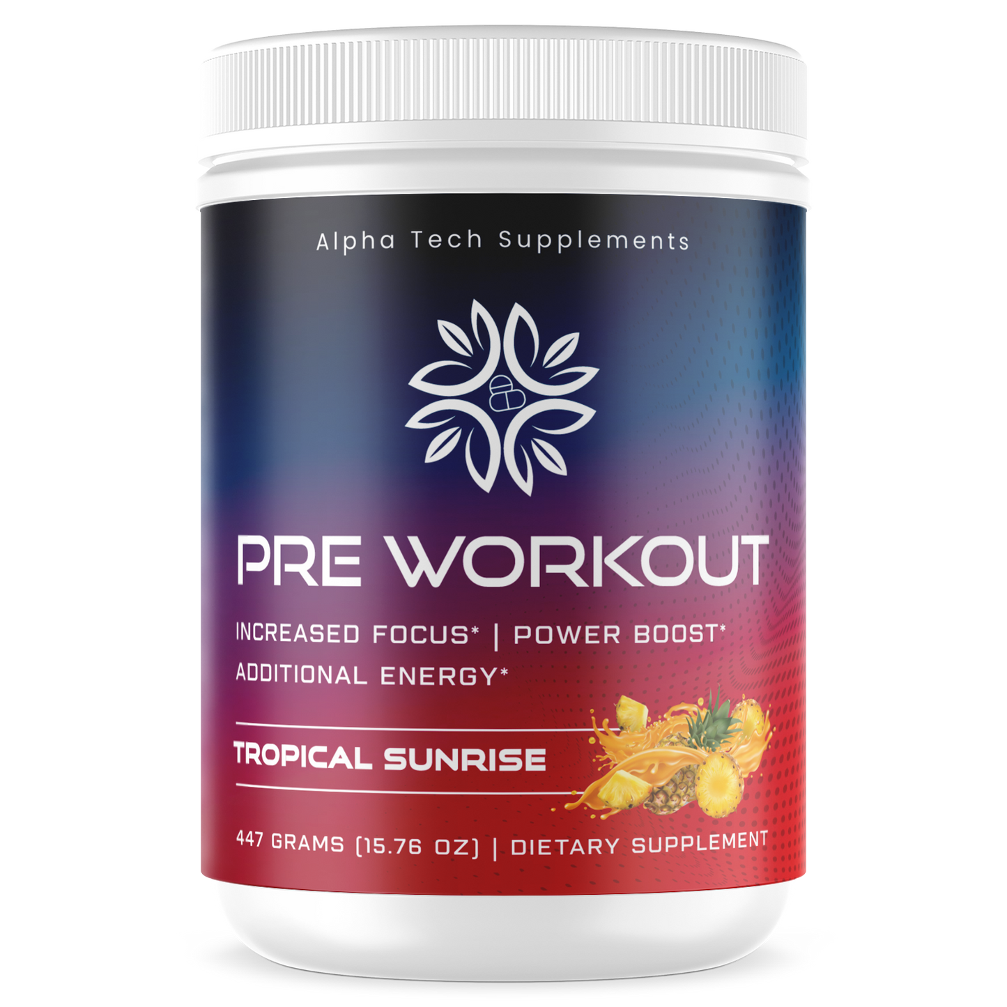 Pre-Workout Tropical Sunrise - Premium  from Alpha Tech Supplements - Just $34.99! Shop now at Alpha Tech Supplements 