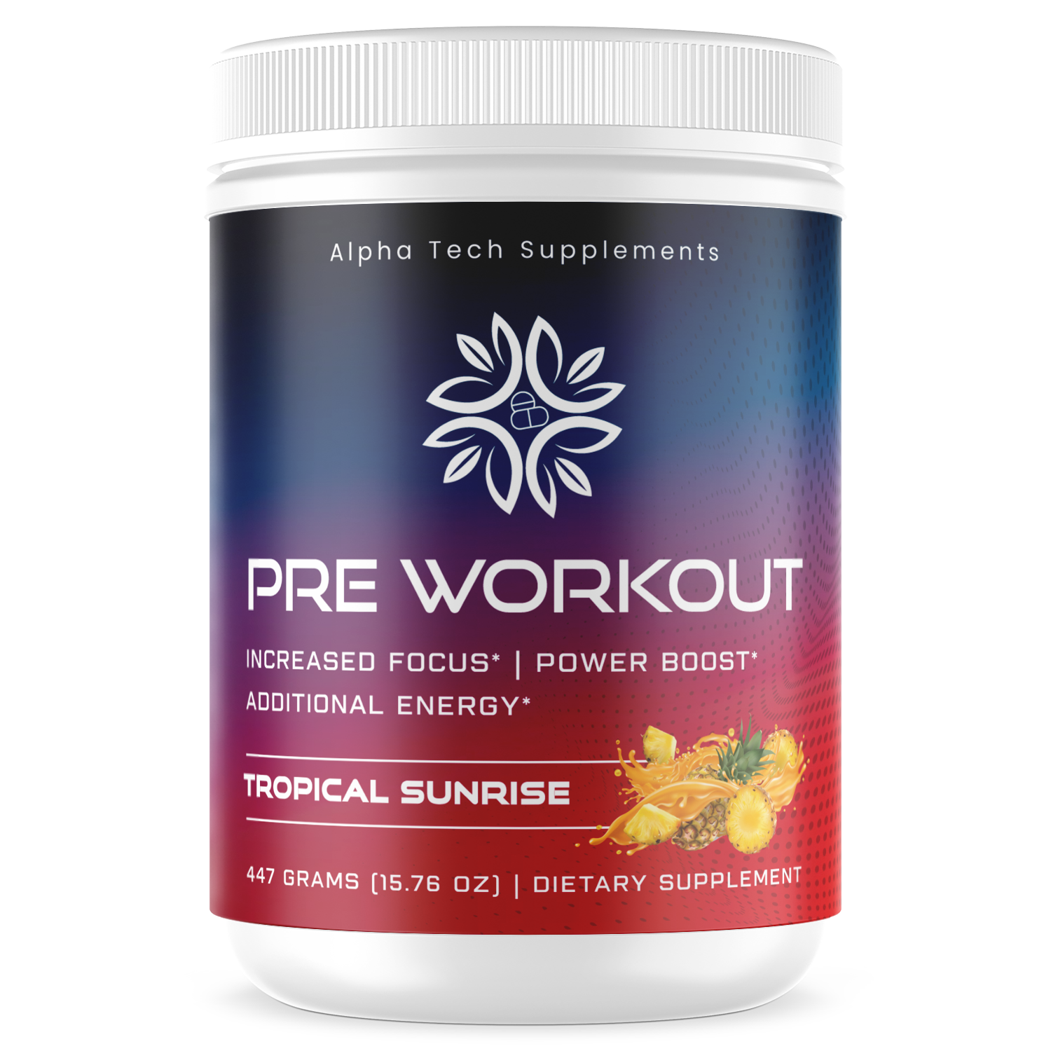 Pre-Workout Tropical Sunrise - Premium  from Alpha Tech Supplements - Just $34.99! Shop now at Alpha Tech Supplements 